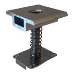 Aluminum center panel mount including screw