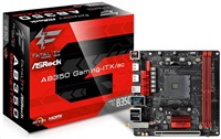 ASRock MB Sc AM4 Fatal1ty AB350 Gaming-ITX/ac, AMD B350, 2xDDR4, VGA, mini-ITX