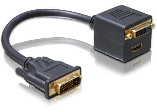 Переходник с разъема hdmi тип a 19 pin вилка на разъем dvi 25 pin розетка