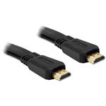 Delock HDMI 1.4 kabel A/A samec/samec, plochý, délka 5 metrů