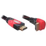 Delock HDMI 1.4 kabel A/A samec/samec pravoúhlý, délka 2 metry