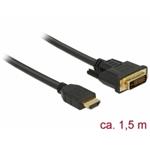 Delock Kabel HDMI na DVI 24+1 obousměrný 3 m