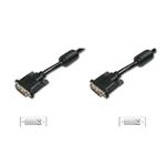 Digitus DVI connection cable, DVI(24+1), 2x ferrit M/M, 10.0m, DVI-D Dual Link, bl