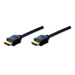 Digitus Highspeed Ethernet HDMI (1.4) propojovací kabel, 3x stíněný, AWG 30, 1m, pozl. kontakty