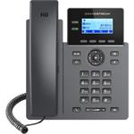 Grandstream GRP2602P SIP phone, 2,21" LCD display, 4x SIP account, 2x100Mbit and PoE