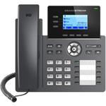 Grandstream GRP2604P SIP phone, 2,48" LCD, 6x SIP account and PoE