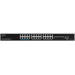 Grandstream GWN7813P Layer 3 Managed Network PoE Switch, 24 ports / 4 SFP+