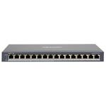 Hikvision DS-3E0516P-O PoE switch, 8x PoE, 110W