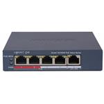 Hikvision DS-3E1105P-EI/M PoE Smart managed Switch, 4x PoE, 45W