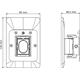 Hikvision DS-KAB6-W1 - Wall bracket for entry terminals