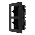 Hikvision DS-KD-ACF2/Black - 2x frame for IP intercome - flush installation, black