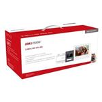 Hikvision DS-KIS704EY/Aluminium, complete kit monitor+door station+power source, 2-drát