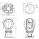 Hikvision IP thermal-optical PTZ camera DS-2TD95C8-190ZK2FL/W, 1280x1024 thermal, 38-190mm