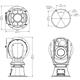 Hikvision IP thermal-optical PTZ camera DS-2TD95C8-300ZK2FL/W, 1280x1024 thermal, 30-300mm