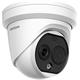 Hikvision IP thermal-optical turret camera DS-2TD1228T-2/QA(B), 256x192 thermal, 4MP optical, 2.1mm