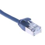 Masterlan comfort patch cable U/FTP, extra slim, Cat6A, 0,5m, blue, LSZH