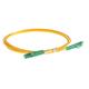 Masterlan fiber optic patch cord, LCapc/LCapc, Duplex, Singlemode 9/125, G.657.A1, 0,5m