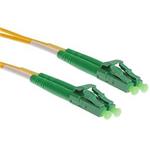 Masterlan fiber optic patch cord, LCapc/LCapc, Duplex, Singlemode 9/125, G.657.A1, 0,5m