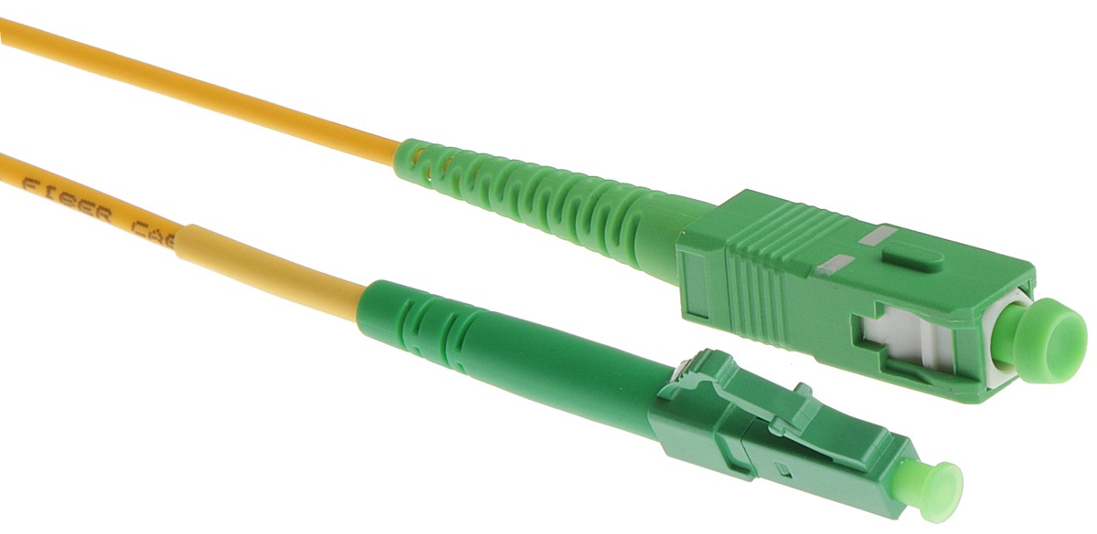 Masterlan fiber optic patch cord, LCapc-SCapc, Singlemode 9/125 ...