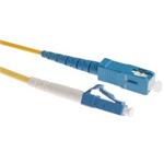 Masterlan fiber optic patch cord, LCupc-SCupc, Singlemode 9/125, simplex, 10m