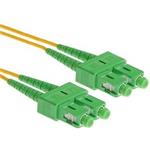 Masterlan fiber optic patch cord, SCapc/SCapc, Duplex, Singlemode 9/125, G.657.A1, 0,5m