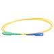 Masterlan fiber optic patch cord, SCapc/SCupc, Simplex, Singlemode 9/125, G.657.A1, 0,5m