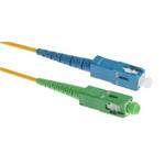 Masterlan fiber optic patch cord, SCapc/SCupc, Simplex, Singlemode 9/125, G.657.A1, 0,5m