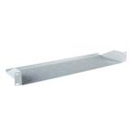 Masterlan fixed perforated shelf. 1U, 19", 150mm, load capacity 15kg, gray