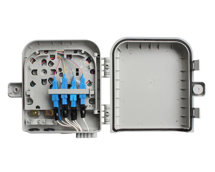 Masterlan FTTH fiber optic terminal box for 8x SC, including splice ...