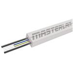 Masterlan MDIC fiber optic cable - 2F 9/125, SM, LSZH, white, G657A1, 1m, indoor