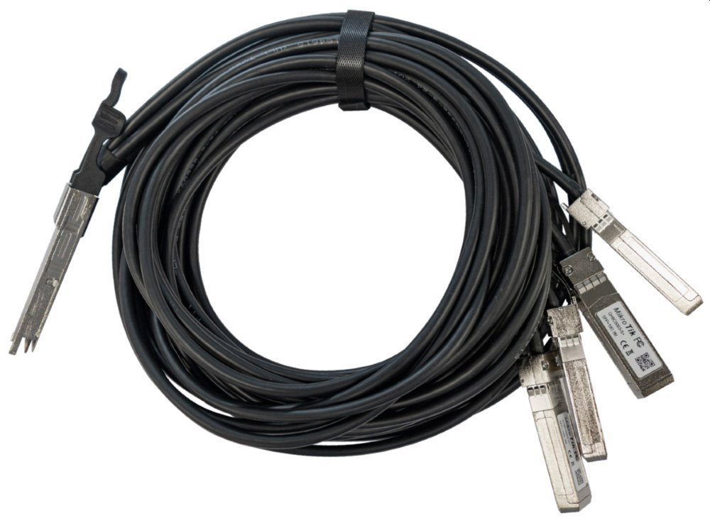 Mikrotik Q+bc0003-s+, Qsfp+ 40g Brake-out Cable To 4x10g Sfp+ 