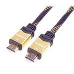 PremiumCord HDMI 2.0 High Speed + Ethernet kabel HQ, zlacené konektory, 3m