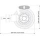 RF elements Symmetrical Horn Sector antenna with TwistPort, 5/6GHz, 18 dBi, 30°