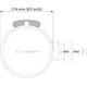 RF elements Symmetrical Horn Sector antenna with TwistPort, 5/6GHz, 18 dBi, 30°