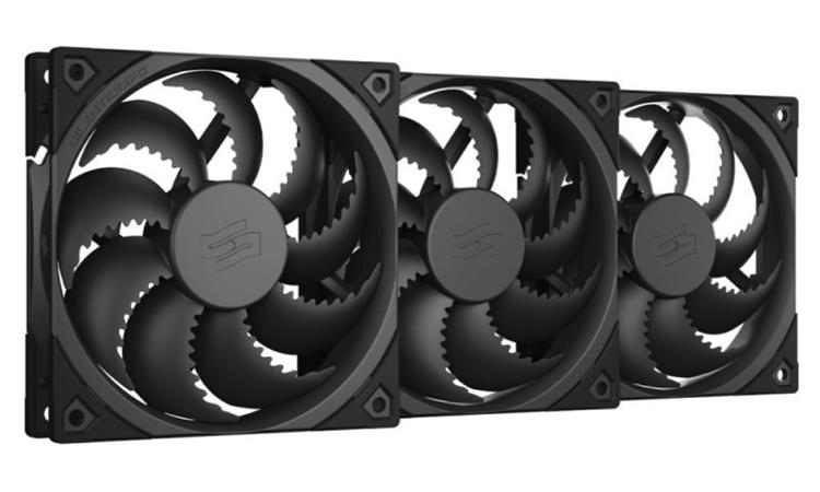 SilentiumPC ventilátor Fluctus 120 PWM 3 pack / 120mm fan / PWM ...