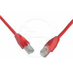 Solarix patch cable CAT5E SFTP PVC 3m red snag-proof