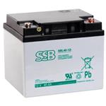 SSB AGM lead acid battery 12V 40Ah, lifetime 10-12 years, M6 connector