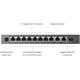 TP-Link ES210GMP - Omada 10-Port Gigabit Easy Managed Switch with 8-port PoE+