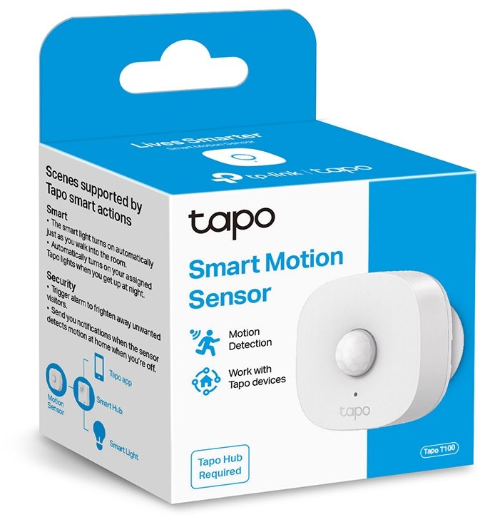  TP-Link Tapo Motion Sensor, Requires Tapo Hub, Long Battery  Life w/Sub-1G Low-Power Wireless Protocol, Wide Range Detection, Adjustable  Sensitivity, Real-Time Notification, Smart Action (Tapo T100) : Everything  Else